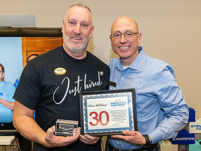 Brian with Jeff Williams, CEO at Car-Mart