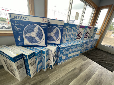 fan drive donated box fans